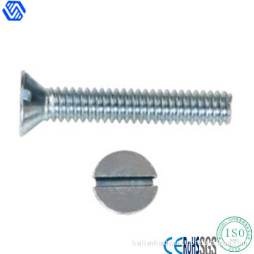 Countersunk Slotted Bolt Fasteners